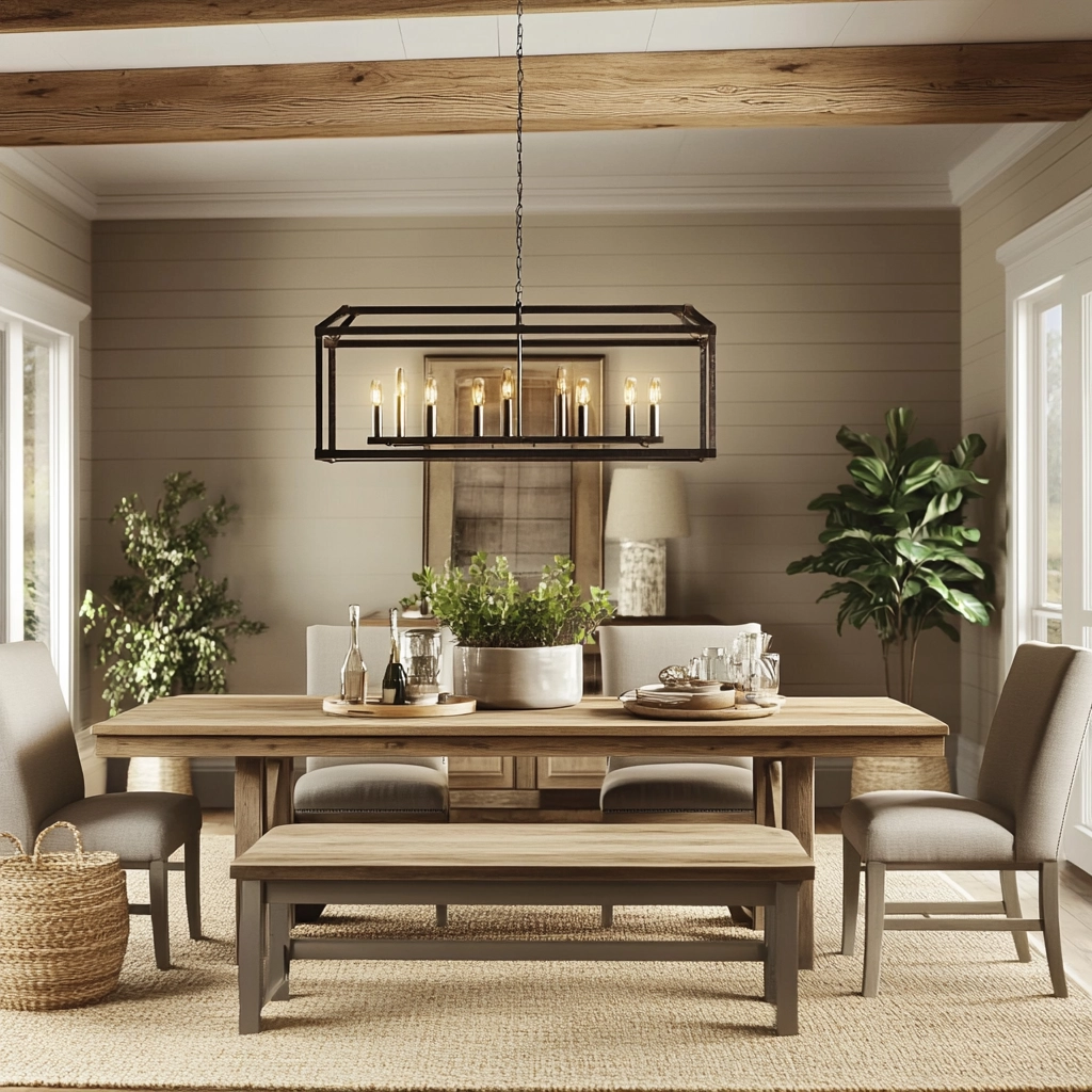 Modern Farmhouse Dining Room Ideas 79