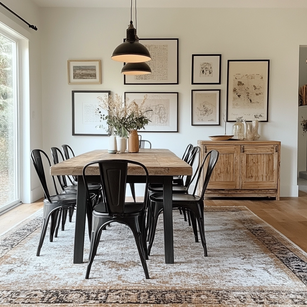 Modern Farmhouse Dining Room Ideas 8