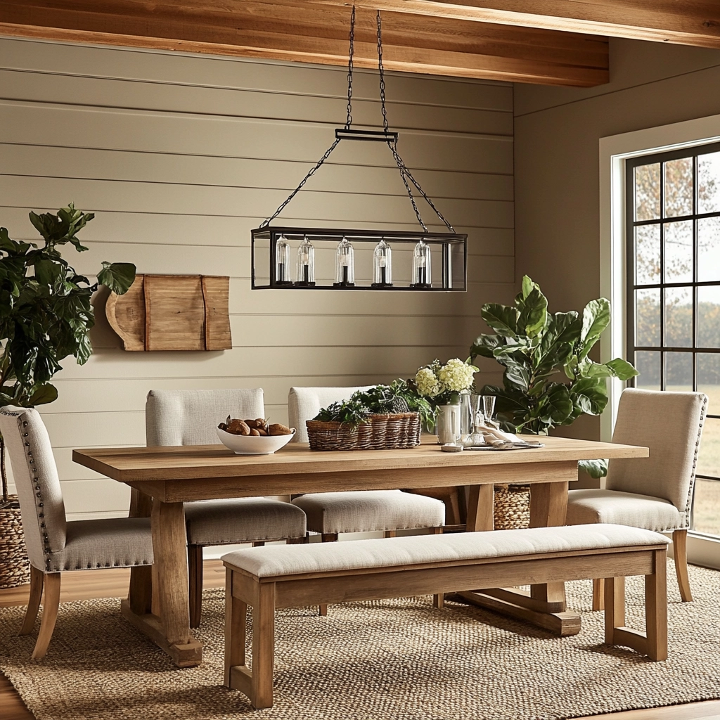 Modern Farmhouse Dining Room Ideas 80