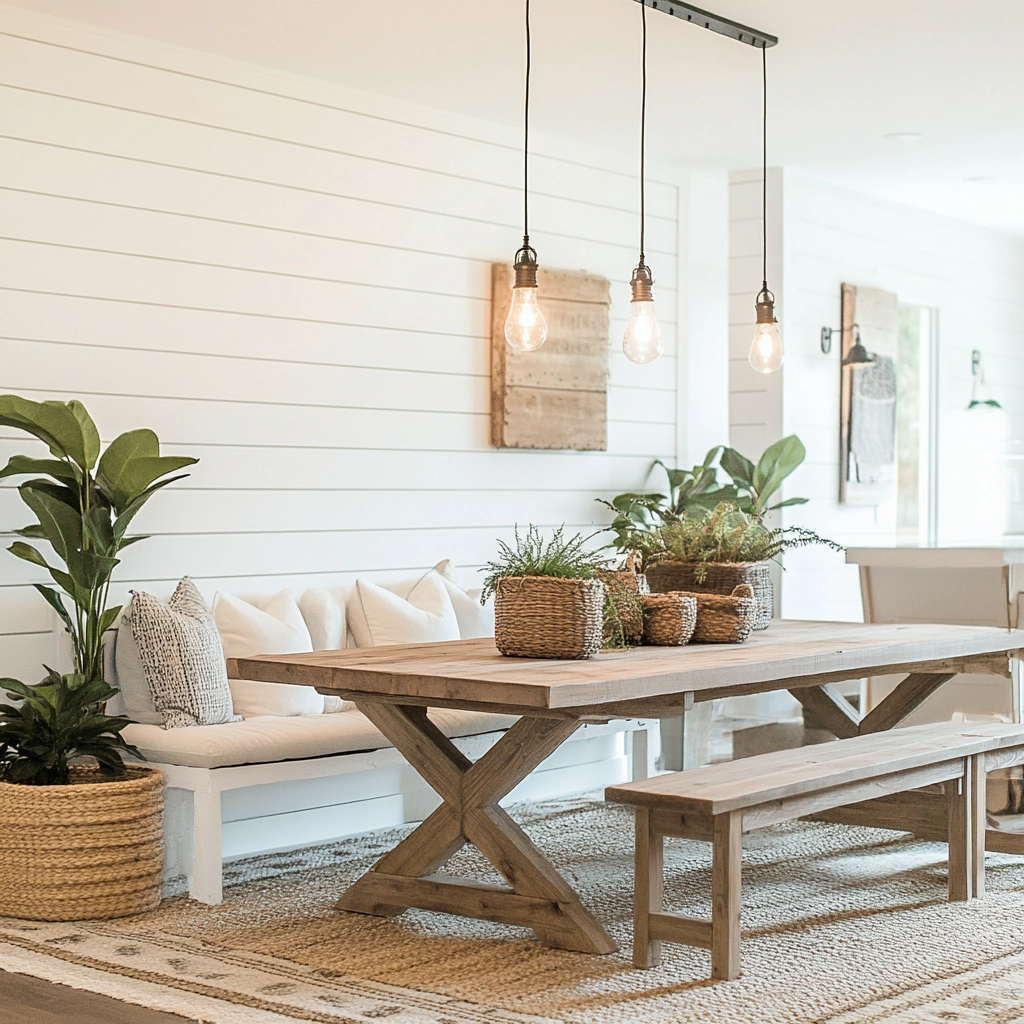 Modern Farmhouse Dining Room Ideas 9