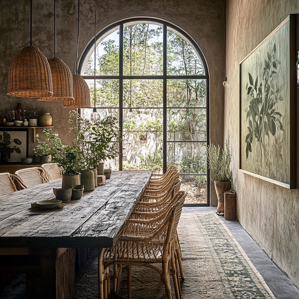 Moody Dining Room Ideas 44