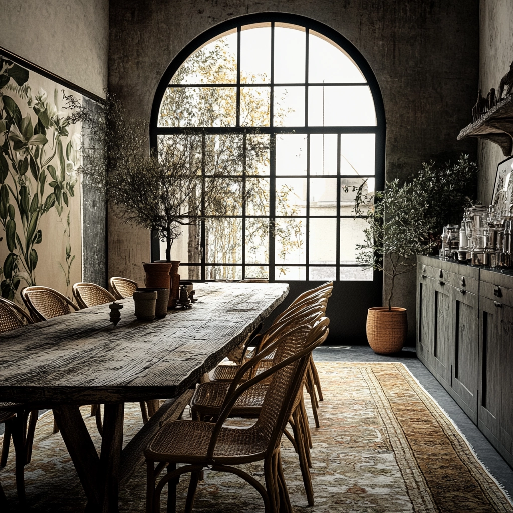 Moody Dining Room Ideas 75