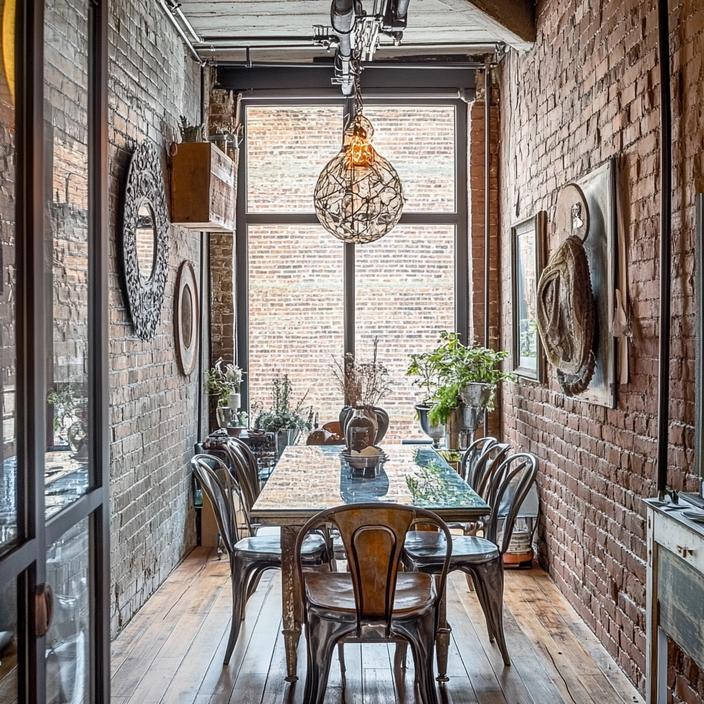 Narrow Dining Room Ideas 14