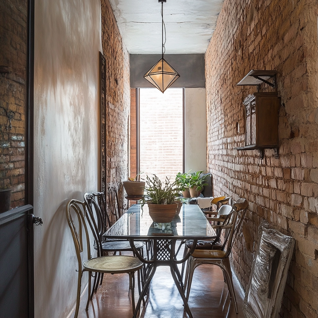 Narrow Dining Room Ideas 55