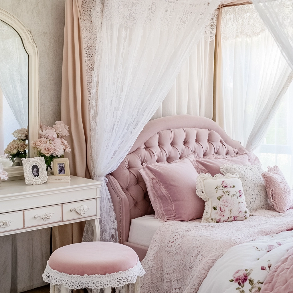 Pink Bedroom Ideas 41