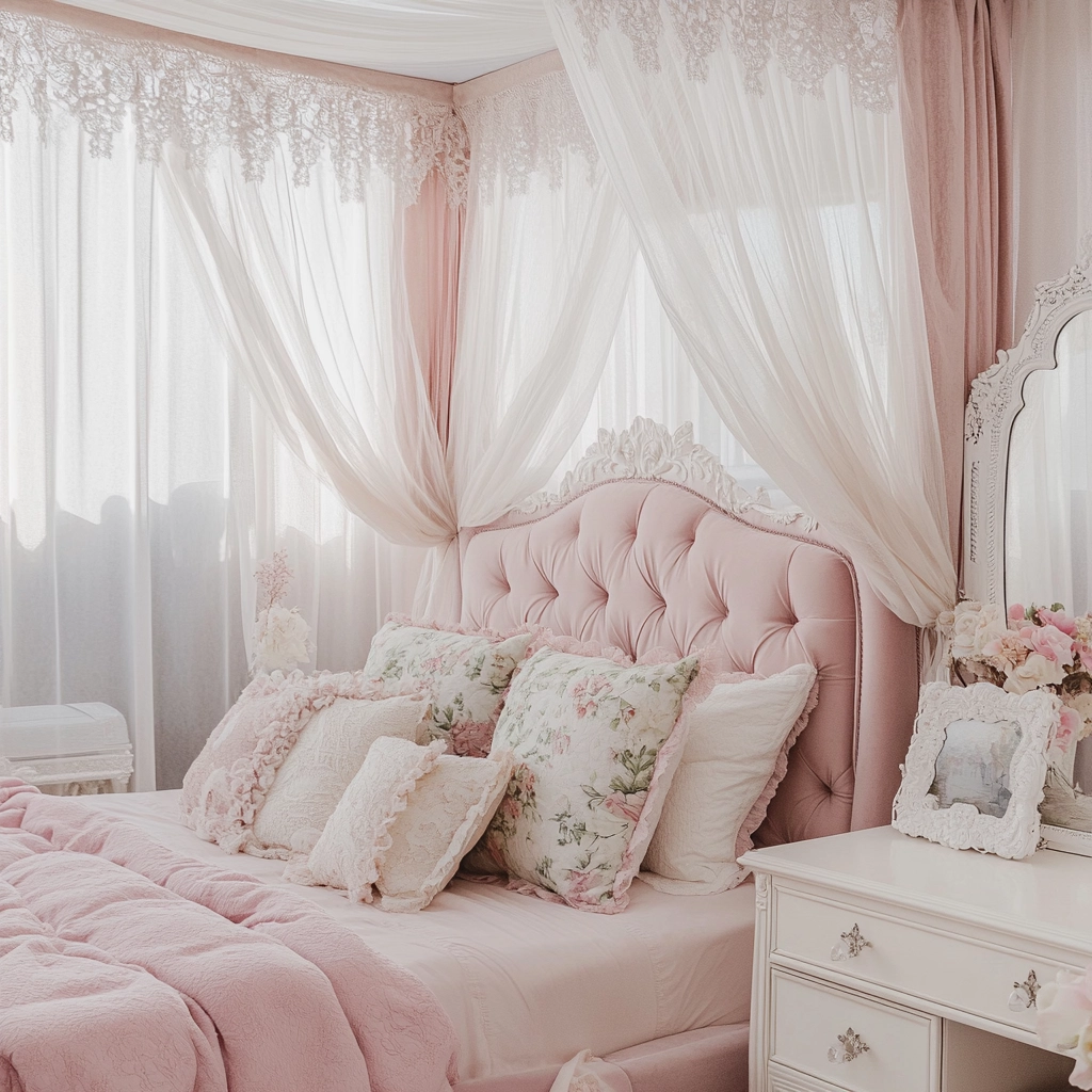 Pink Bedroom Ideas 43