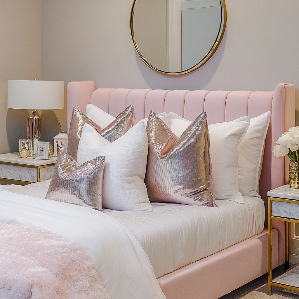 Pink Bedroom Ideas 55