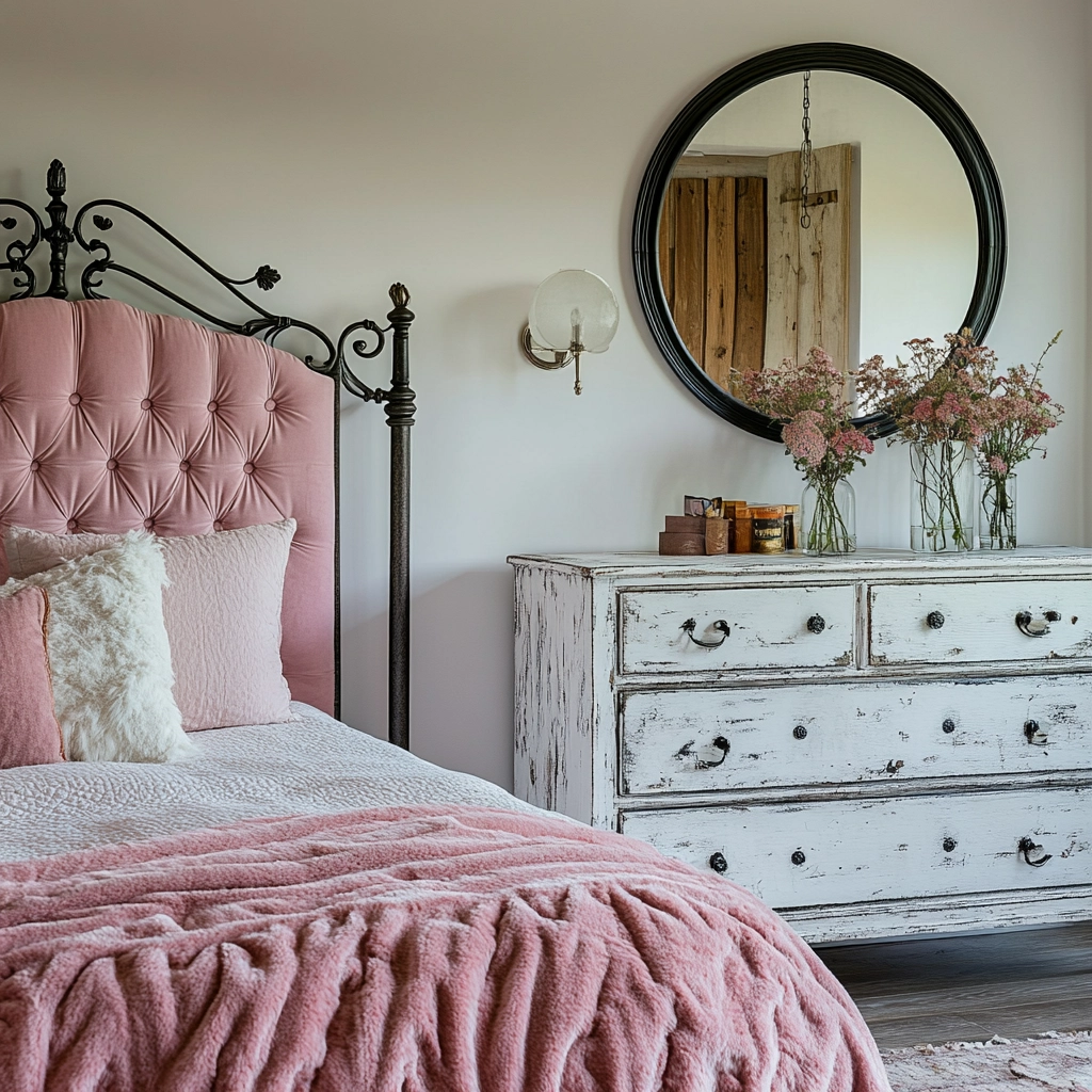 Pink Bedroom Ideas 60