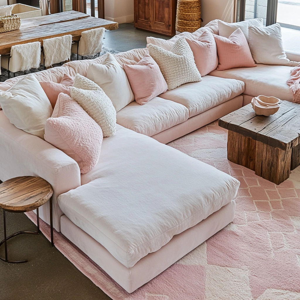 Pink Living Room Ideas 17