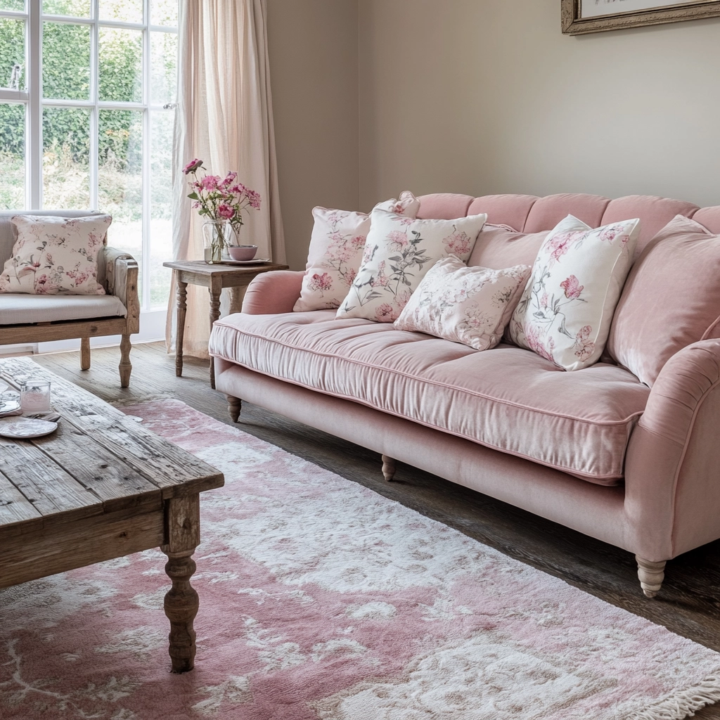 Pink Living Room Ideas 28
