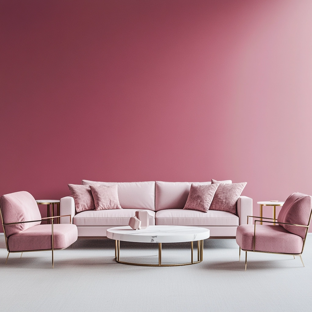 Pink Living Room Ideas 29