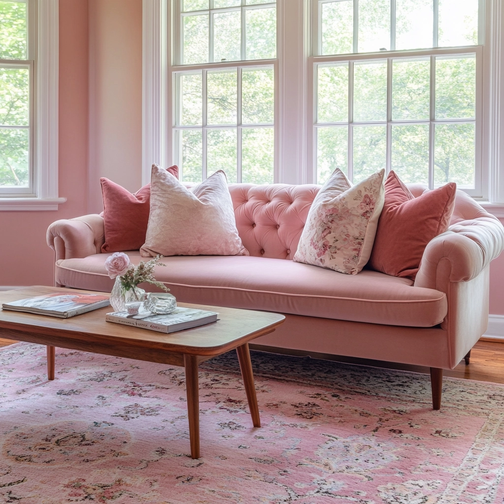 Pink Living Room Ideas 3