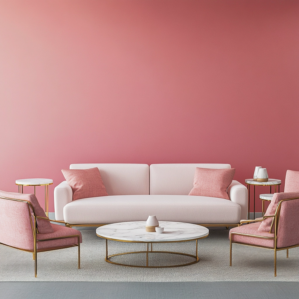 Pink Living Room Ideas 30
