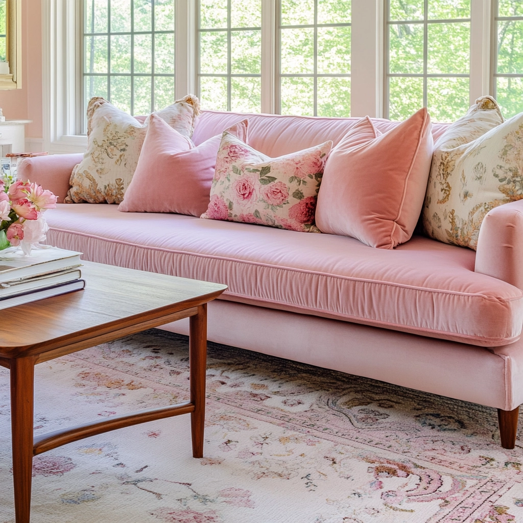 Pink Living Room Ideas 4