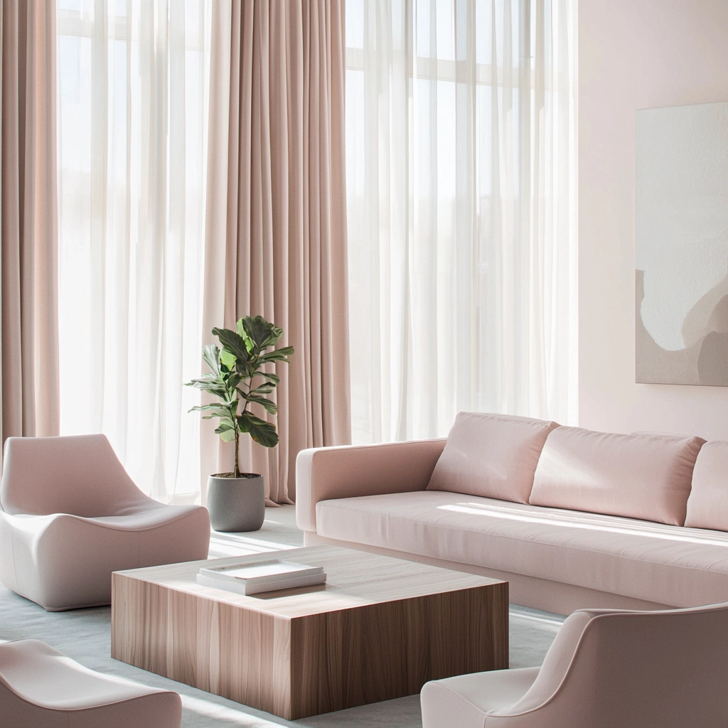 Pink Living Room Ideas 41
