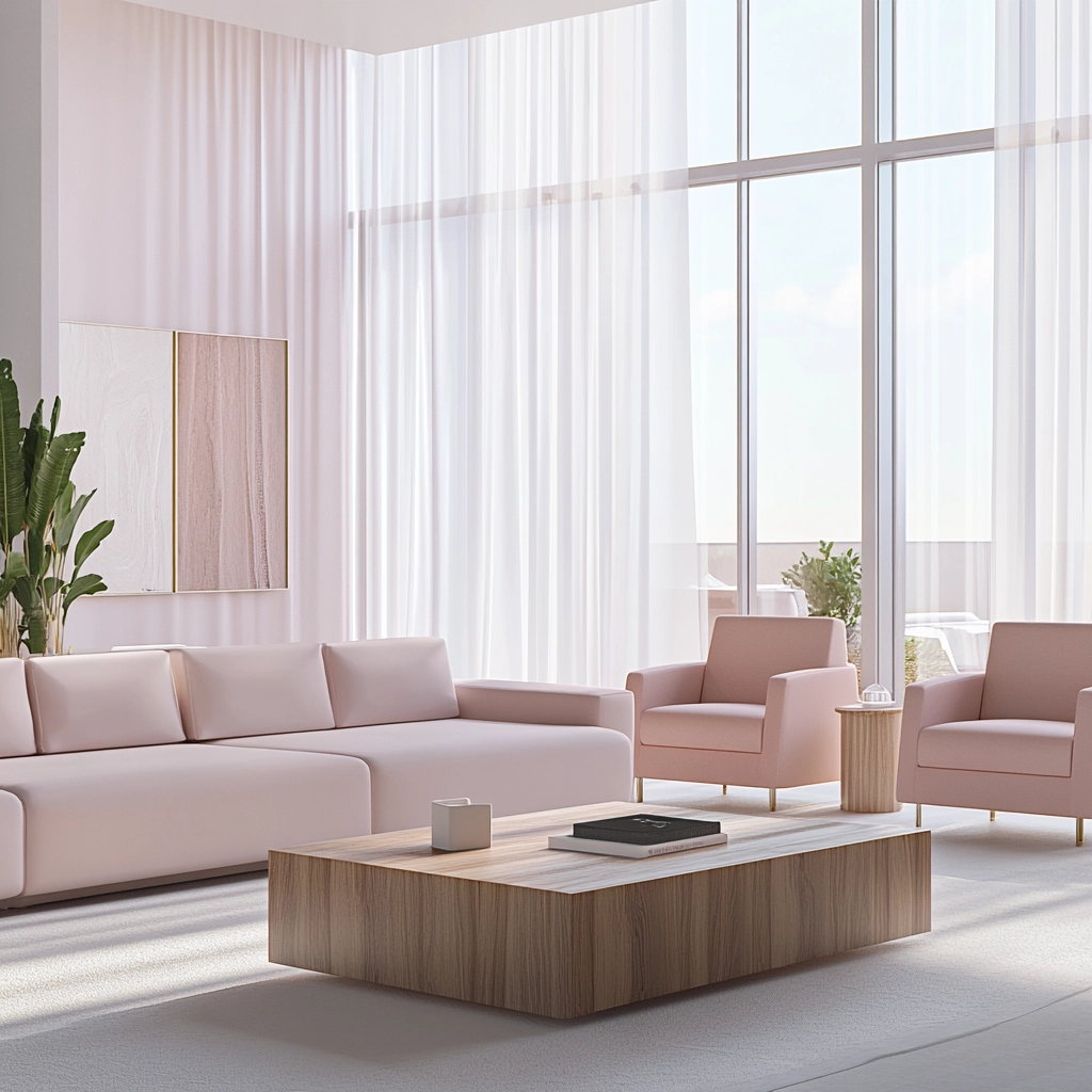 Pink Living Room Ideas 42