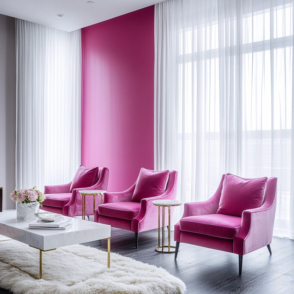 Pink Living Room Ideas 5