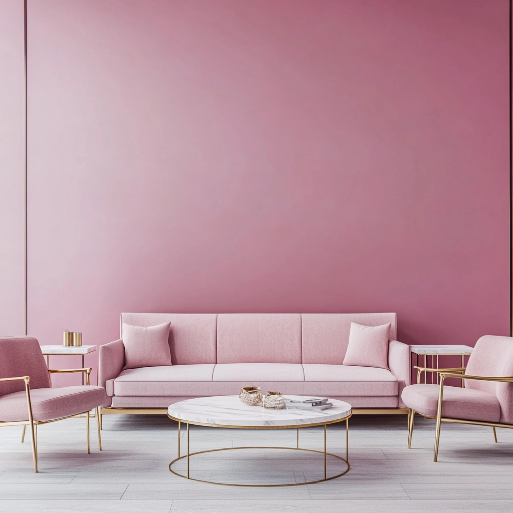 Pink Living Room Ideas 59