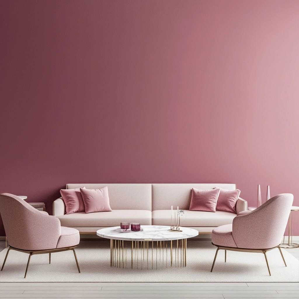 Pink Living Room Ideas 60