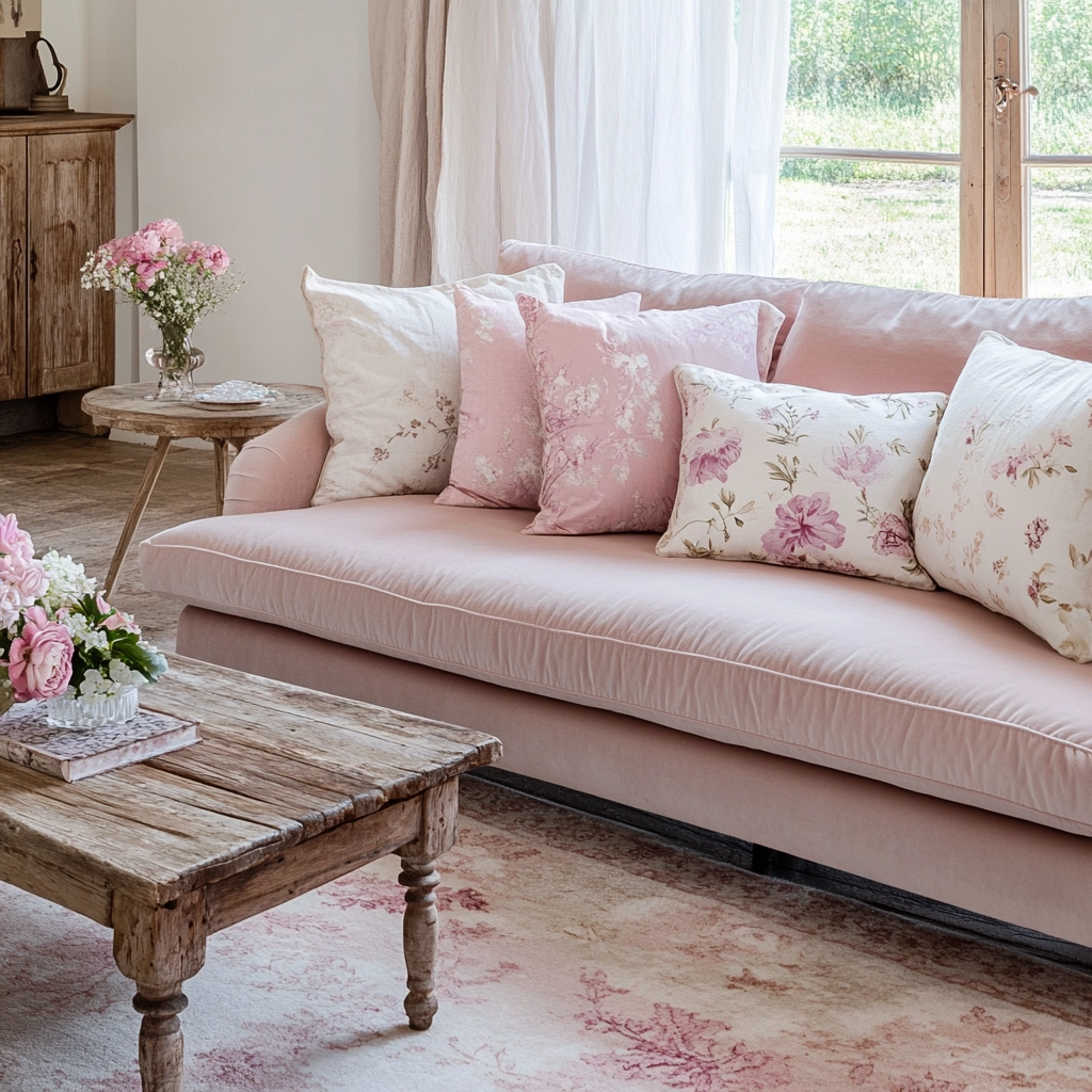 Pink Living Room Ideas 62