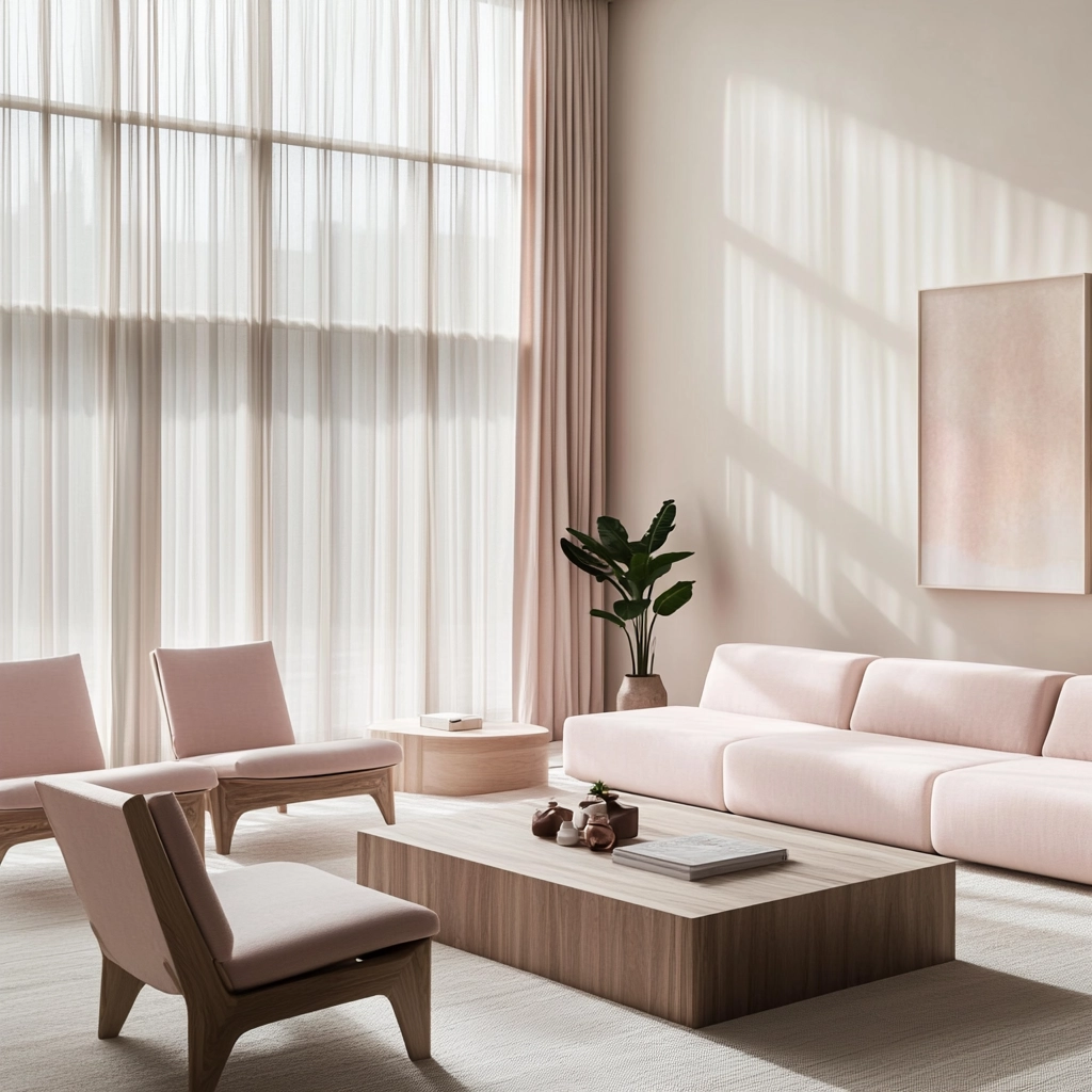 Pink Living Room Ideas 69