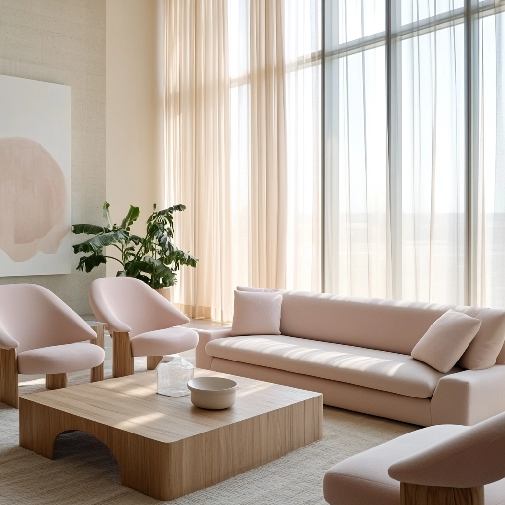 Pink Living Room Ideas 71