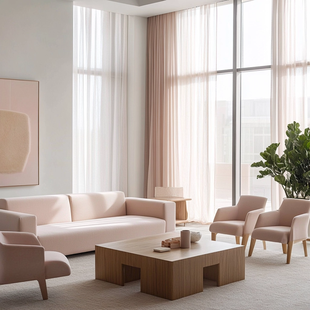 Pink Living Room Ideas 72