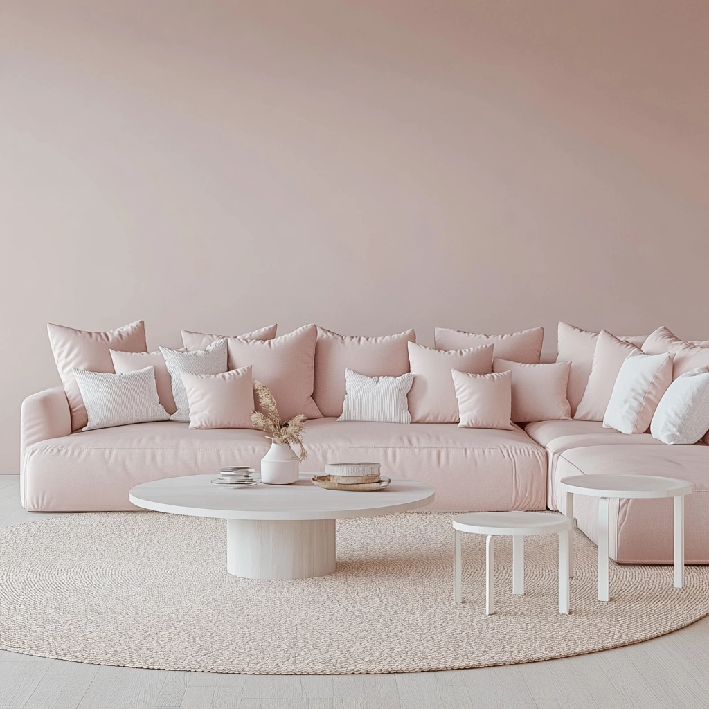 Pink Living Room Ideas 9