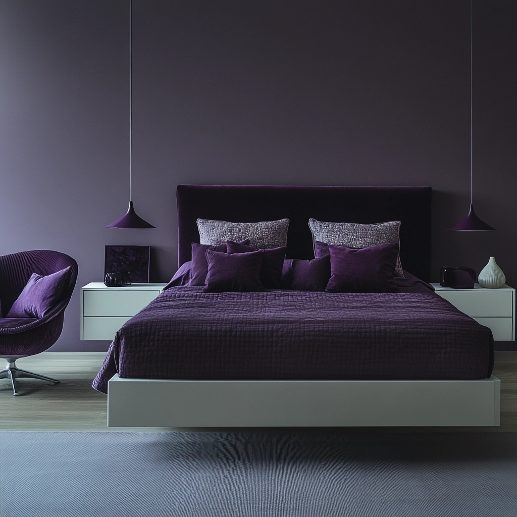 Purple Bedroom Ideas 49