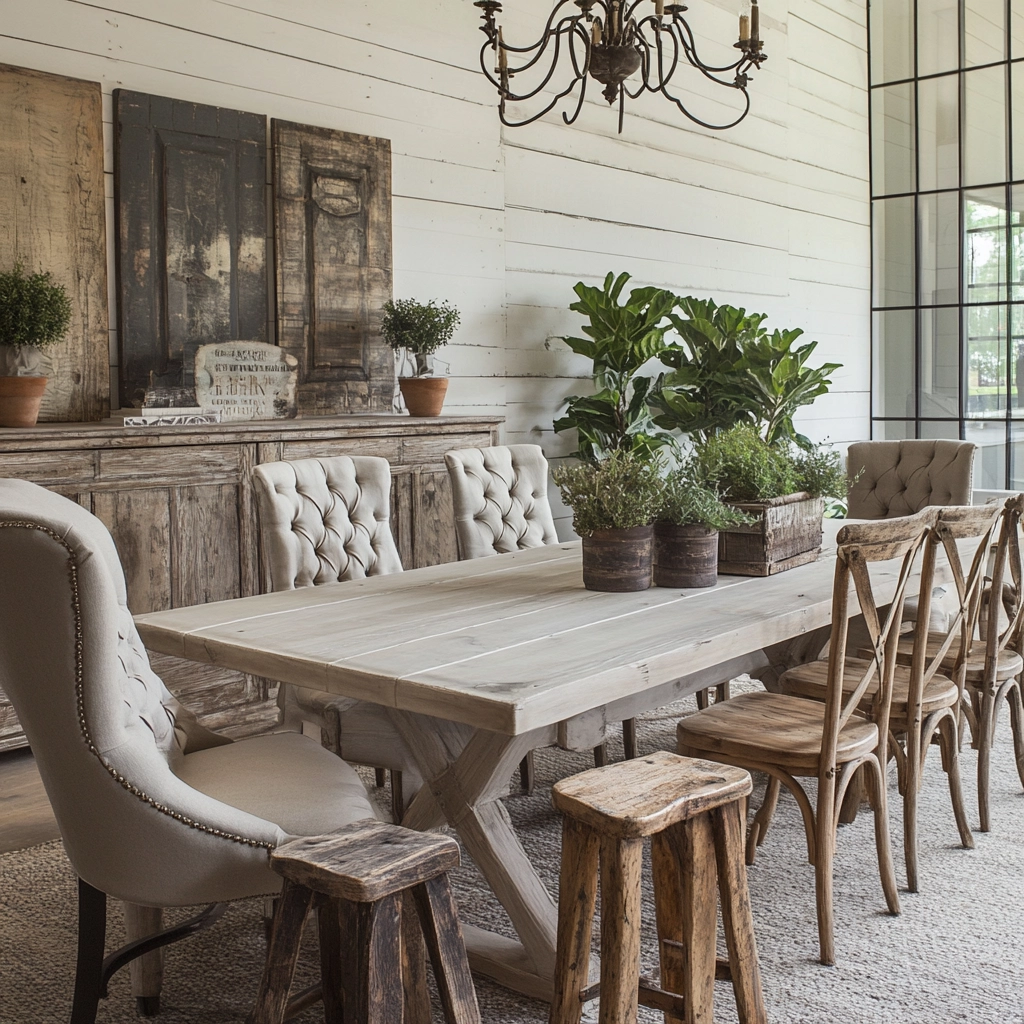 Rustic Dining Room Ideas 75