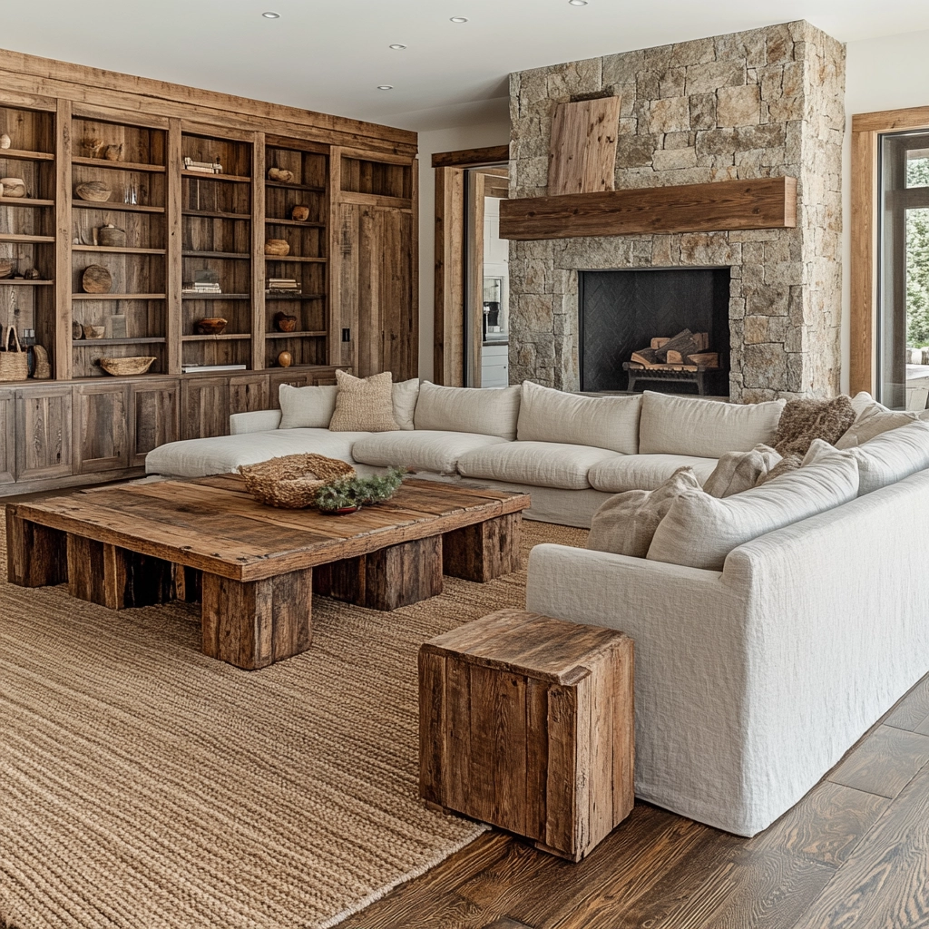 Rustic Living Room Ideas 19