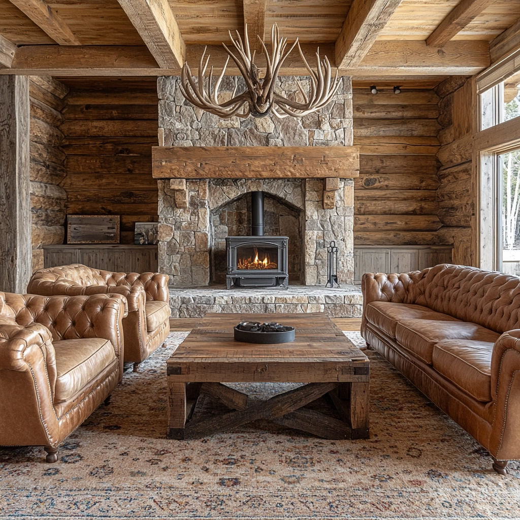 Rustic Living Room Ideas 23