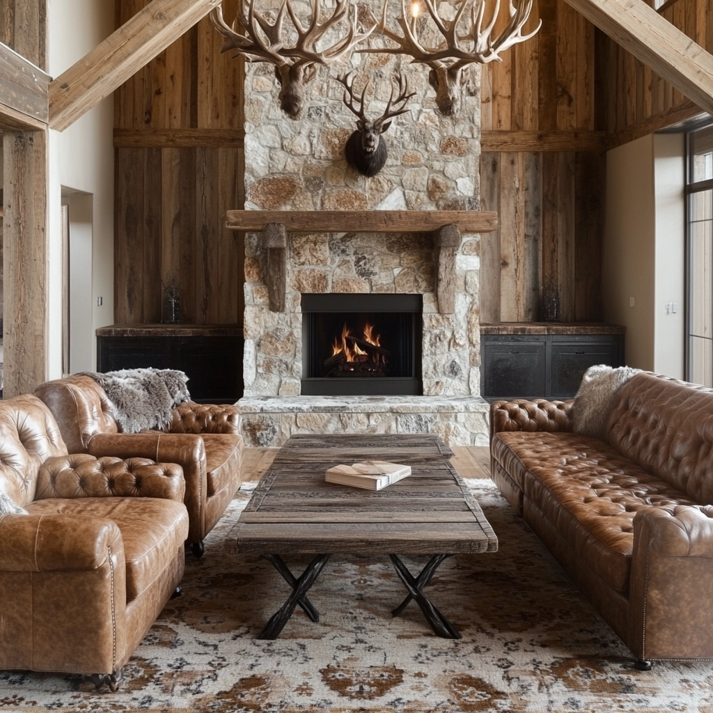 Rustic Living Room Ideas 37