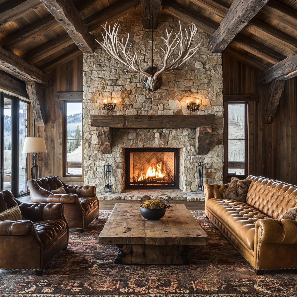 Rustic Living Room Ideas 43