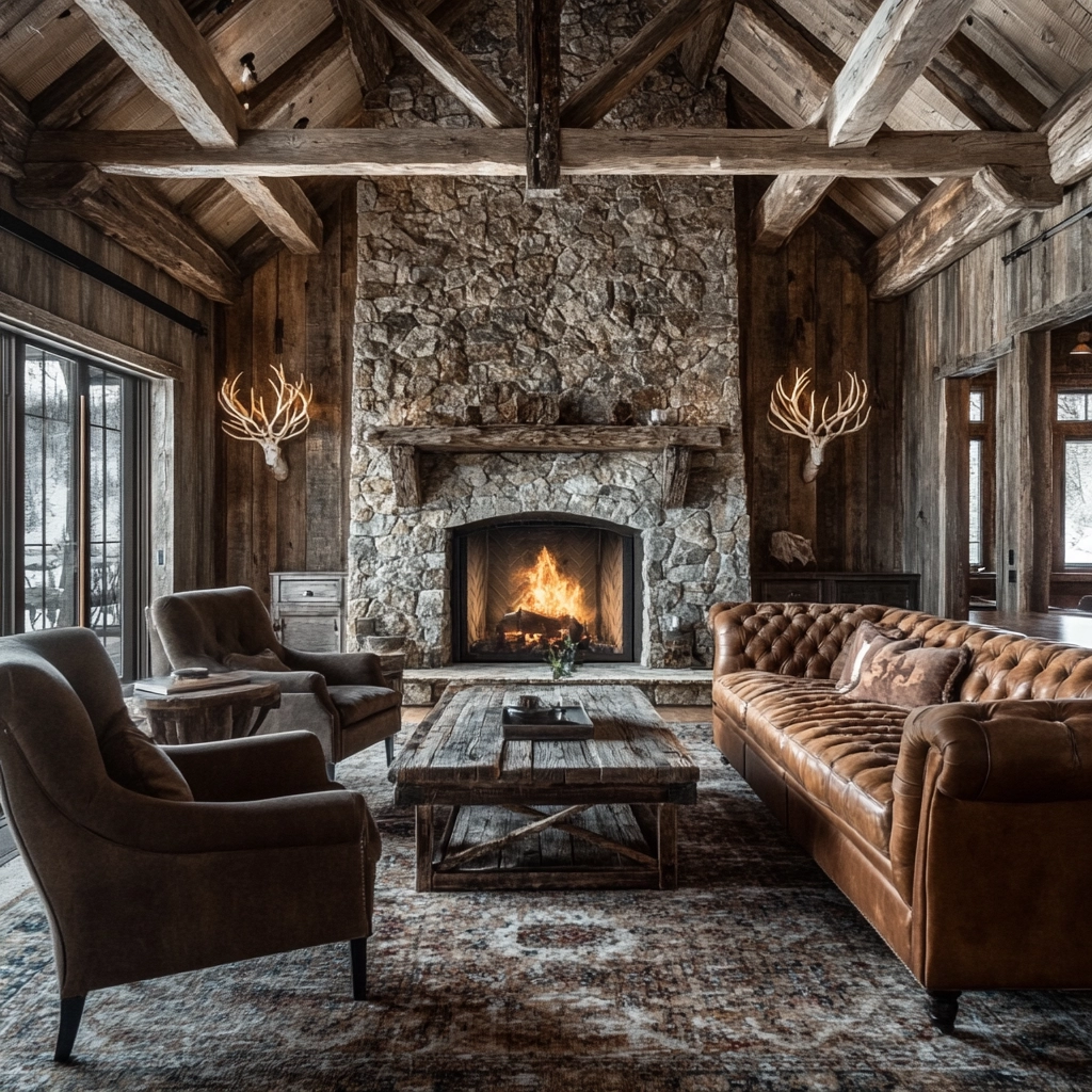 Rustic Living Room Ideas 44