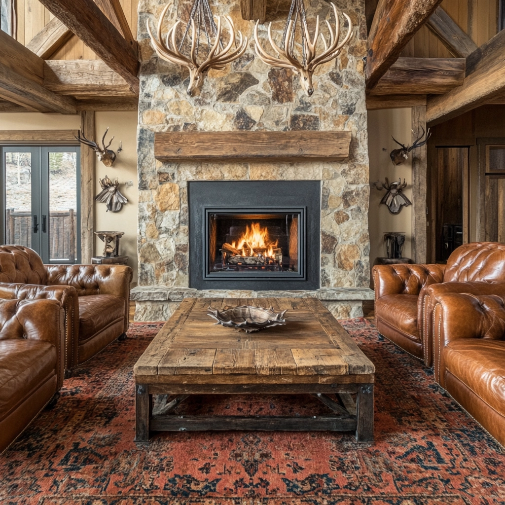 Rustic Living Room Ideas 52