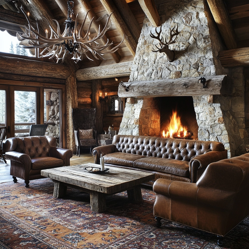 Rustic Living Room Ideas 64
