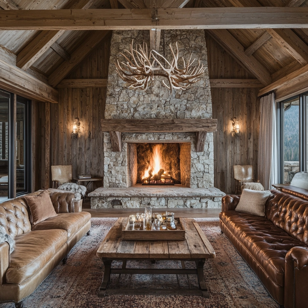 Rustic Living Room Ideas 74