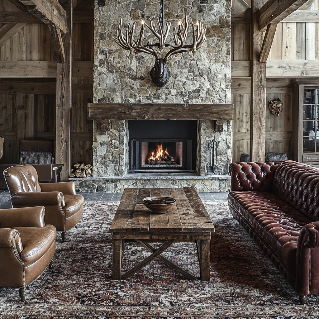Rustic Living Room Ideas 77