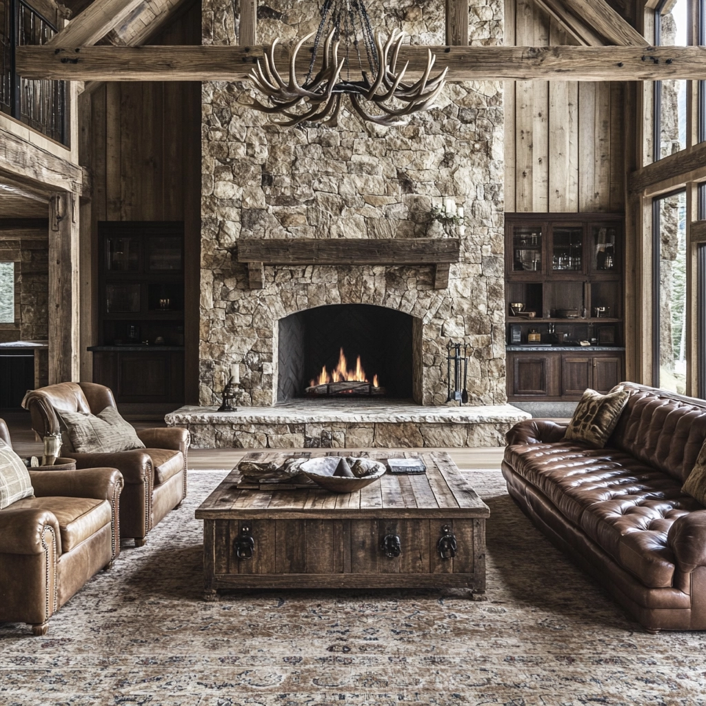 Rustic Living Room Ideas 79