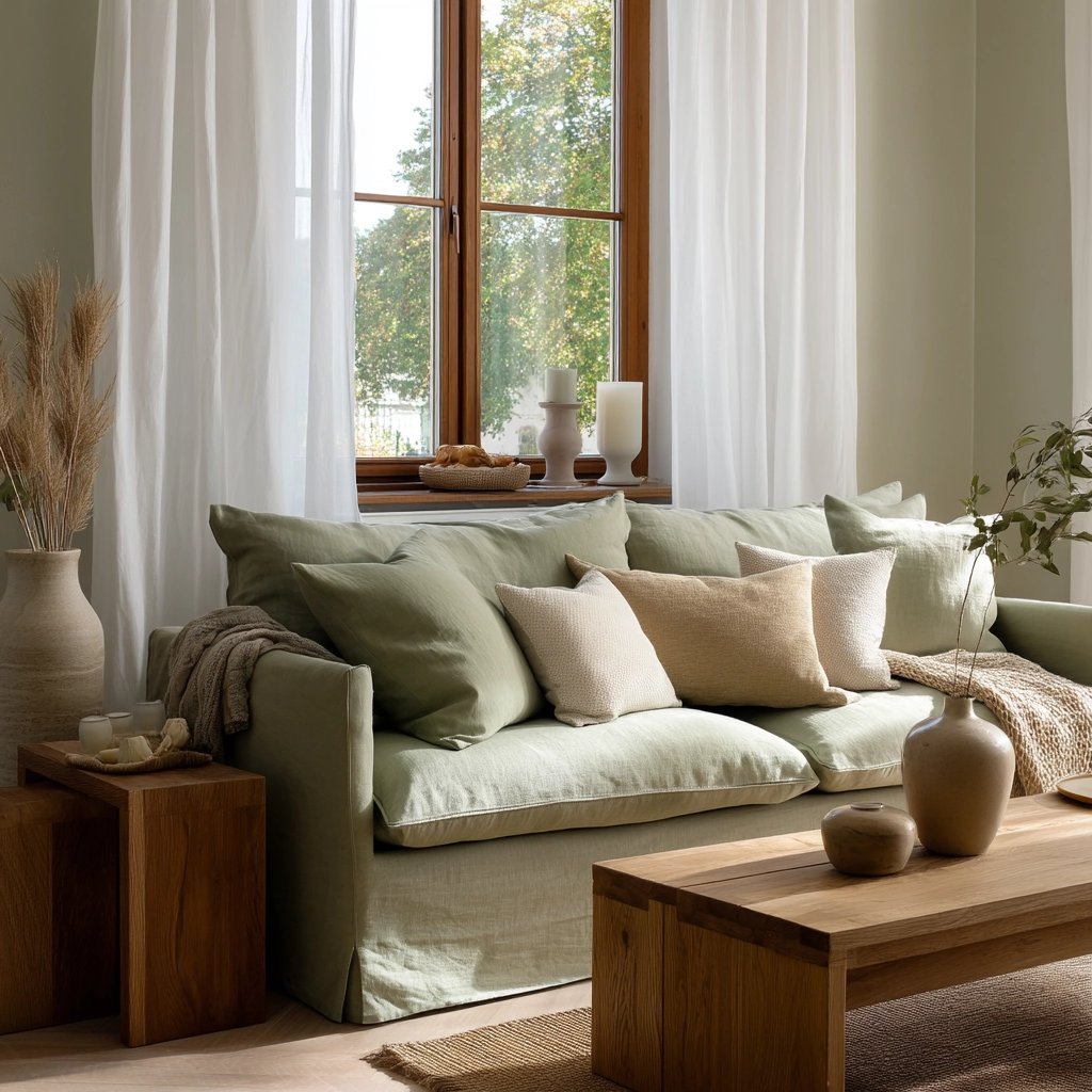 Sage Green Living Room Ideas 25