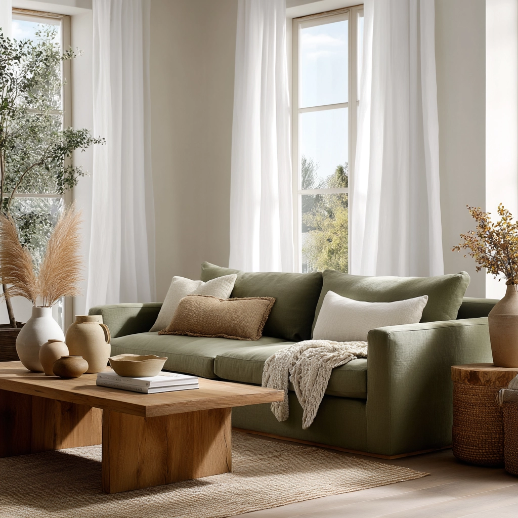 Sage Green Living Room Ideas 26