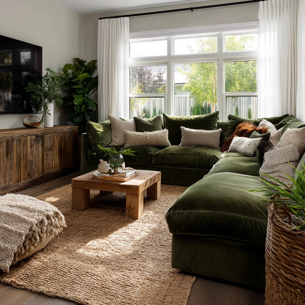 Sage Green Living Room Ideas 29