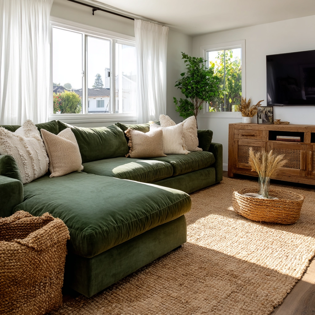 Sage Green Living Room Ideas 31