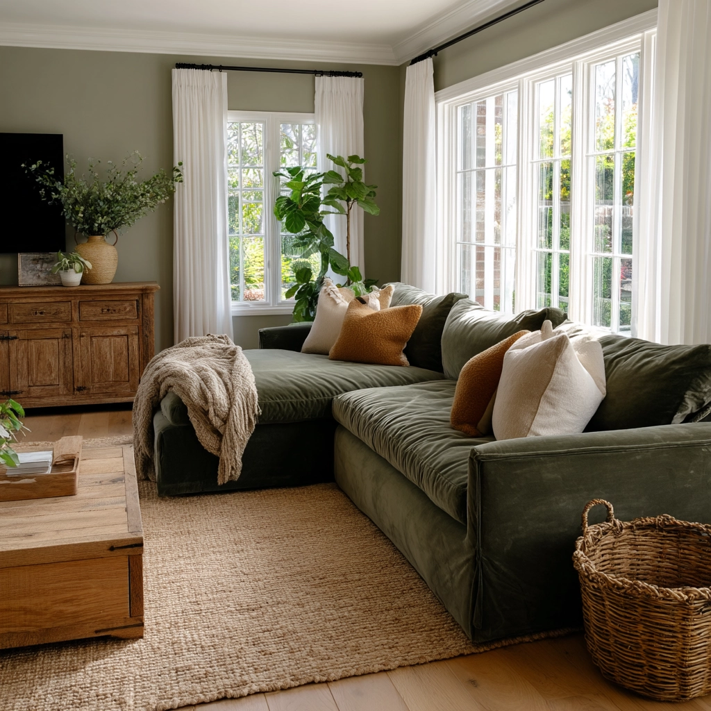 Sage Green Living Room Ideas 32