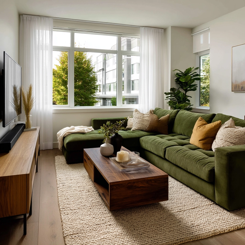 Sage Green Living Room Ideas 43