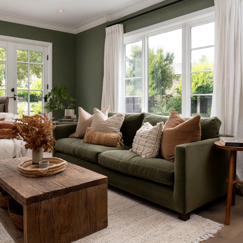 Sage Green Living Room Ideas 45