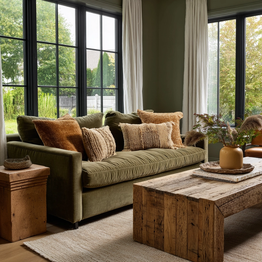 Sage Green Living Room Ideas 47