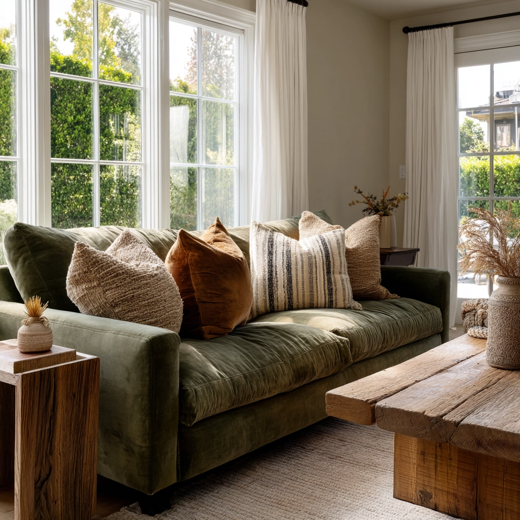 Sage Green Living Room Ideas 48