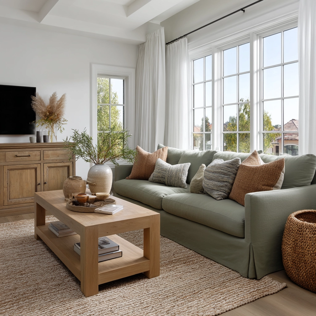 Sage Green Living Room Ideas 50
